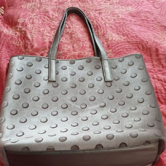 Kate Spade Gray Studded Tote Bag - Picture 3 of 4
